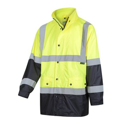 Picture of WORKIT HI-VIS 2 TONE WATERPROOF TAPED RAIN JACKET